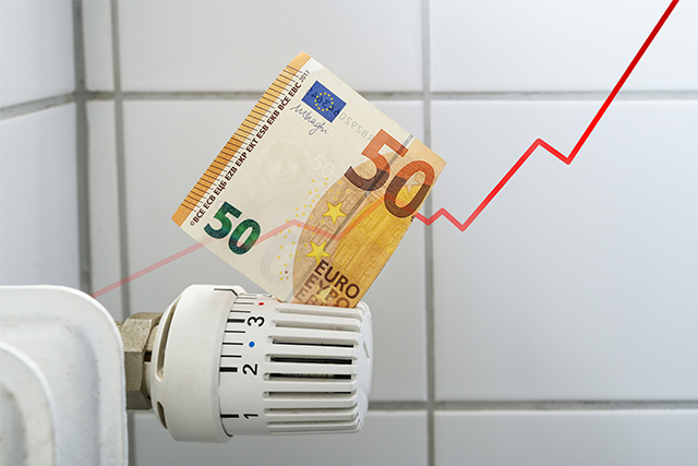 Stijging van de energieprijzen